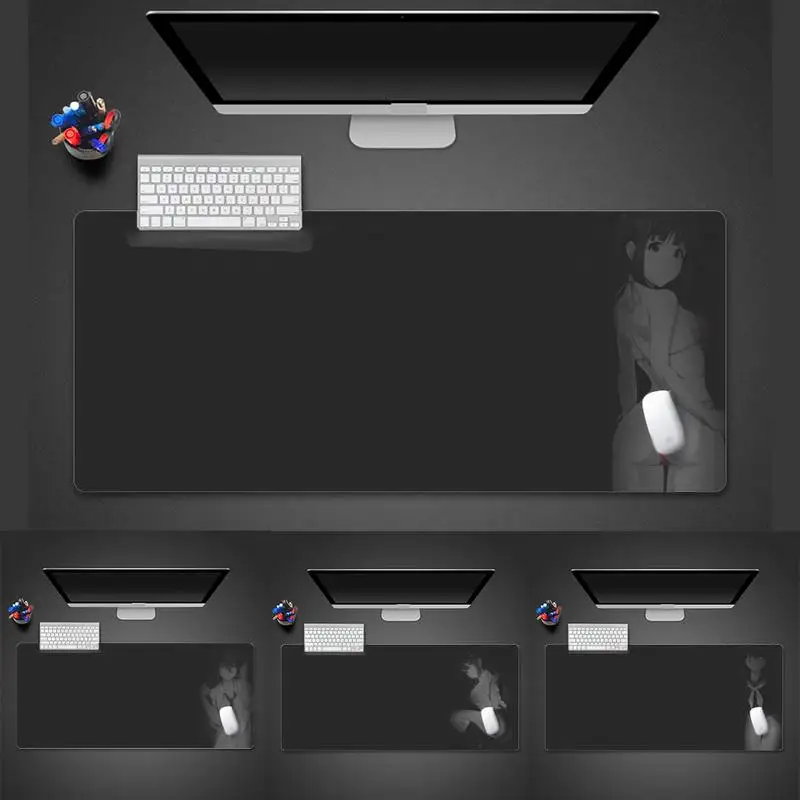 

Sexy girl monochrome cute fun Customized laptop Gaming mouse pad Game Office Work Mouse Mat pad X XL Laptop Cushion mouse pad