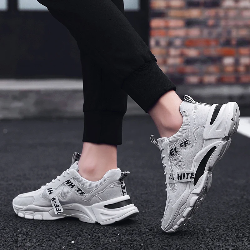 

Summer Sneakers Fashion Men Casual Shoes Lightweight Mesh Men's Sneakers Platform Sneakers Non-slip Outdoor Sneakers Men