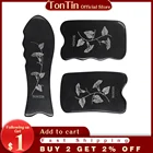 Tontin резными цветами буйвола с цифрами и рожками на капюшоне; Красота массаж скребком гуаша инструмент тонкие ноги рукоятки похудения V линии уход за кожей лица массаж гуаша пластина