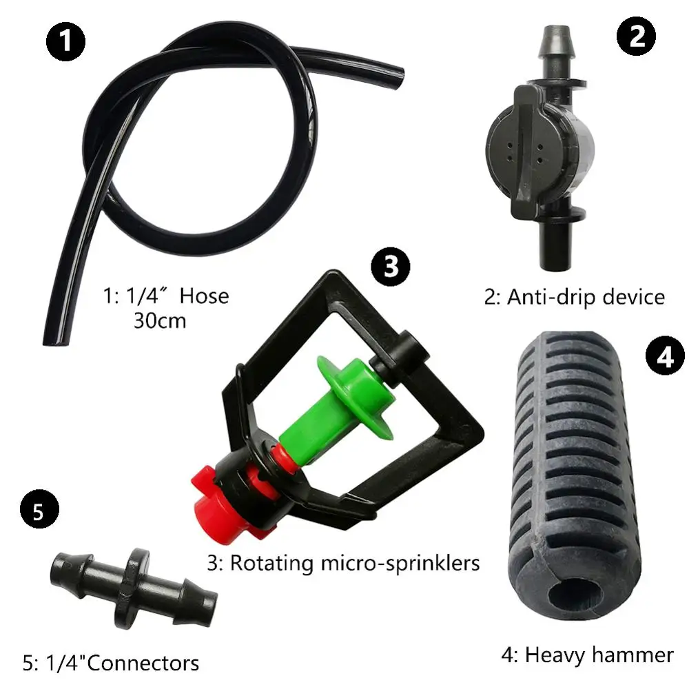 3 комплекта орошения дождевателем стартовый набор для дрип-орошения с