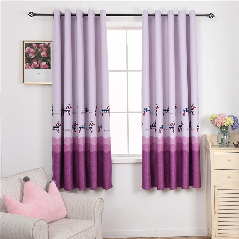 GY2827 деревянные короткие занавески с принтом лошадей Gyrohome 1 шт. для гостиной