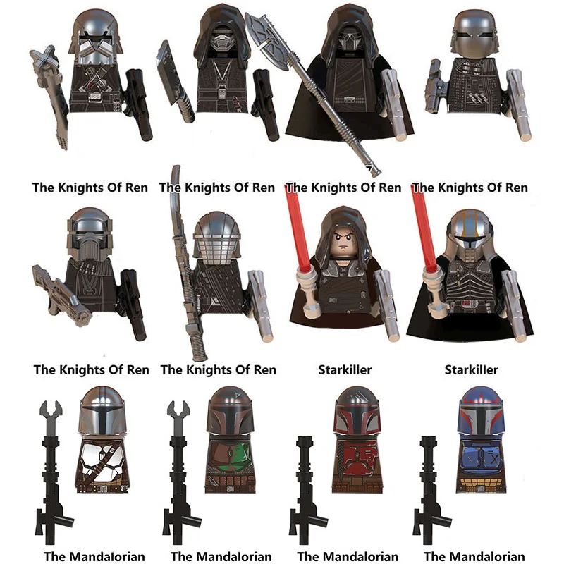 Мини фигурки из Звездных Войн битва дроид стромовик Звездный убийца мандалор