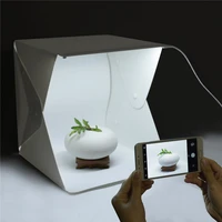portable mini studio box folding lightbox led studio photography photo light tent soft box backdrops for digital dslr camera