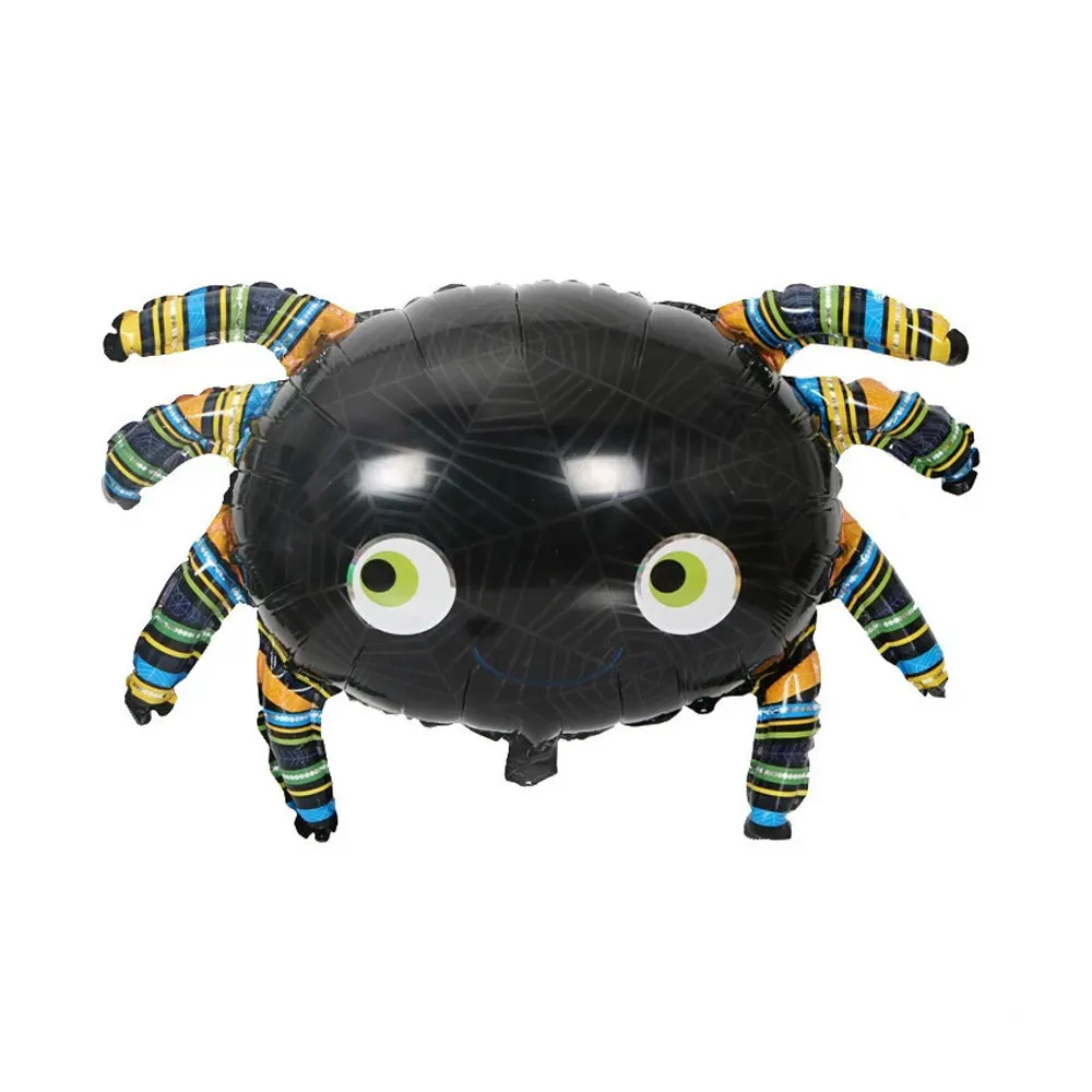 1 шт Хэллоуин фольга шары черные пауки призрак баллоны дети надувные игрушки