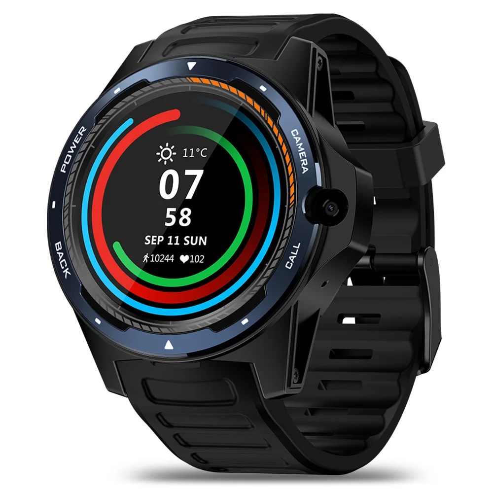 Zeblaze THOR 5 Смарт часы для мужчин Bluetooth 4 0 Двойная система 2 ГБ + 16 Гб 1 39 &quotAMOLED экран 454 *