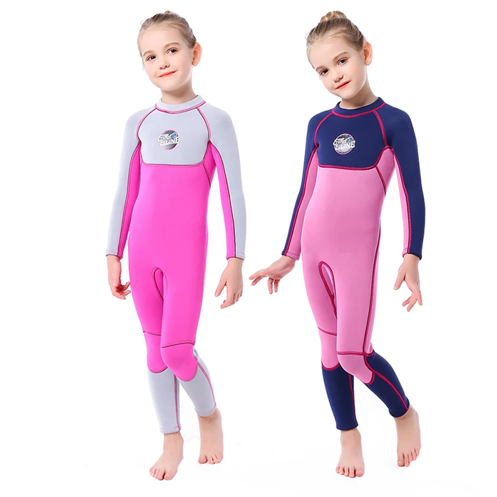 

New Jellyfish Neoprene Wetsuit Girls Wetsuit Kids Full Wetsuit 3MM Thermal Diving Snorkelling Swimwear Bathing Suit Wetsuits