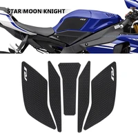 motorcycle side fuel tank pads protector stickers knee grip traction pad for yamaha yzf r1 r1m yzfr1 yzf r1 2015 2021