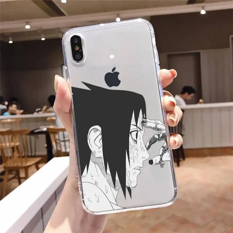 

Naruto Uchiha Itachi Kakashi Phone Case Transparent soft For iphone 5 5s 5c se 6 6s 7 8 11 12 plus mini x xs xr pro max