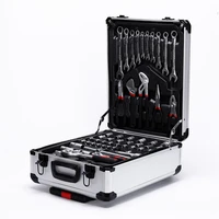 portable automotive sheet metal tools 187 combination hardware tool trolley type outer box complete set car repair hardware tool
