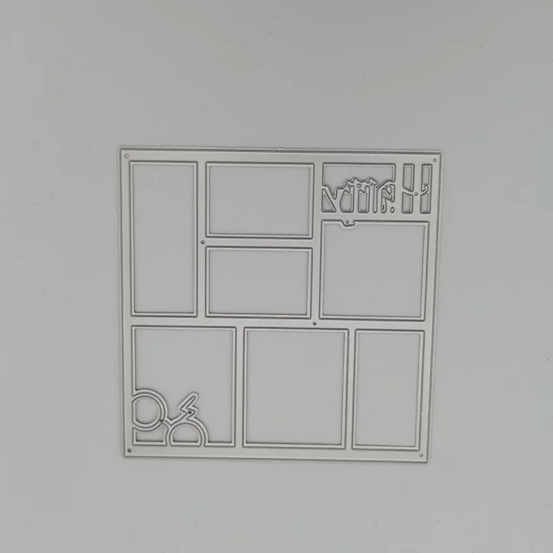 

Metal Cutting Dies Lattice Scrapbook Paper Craft Decoration Dies Stencil For Album Card Making Knife Punch NEW DIES