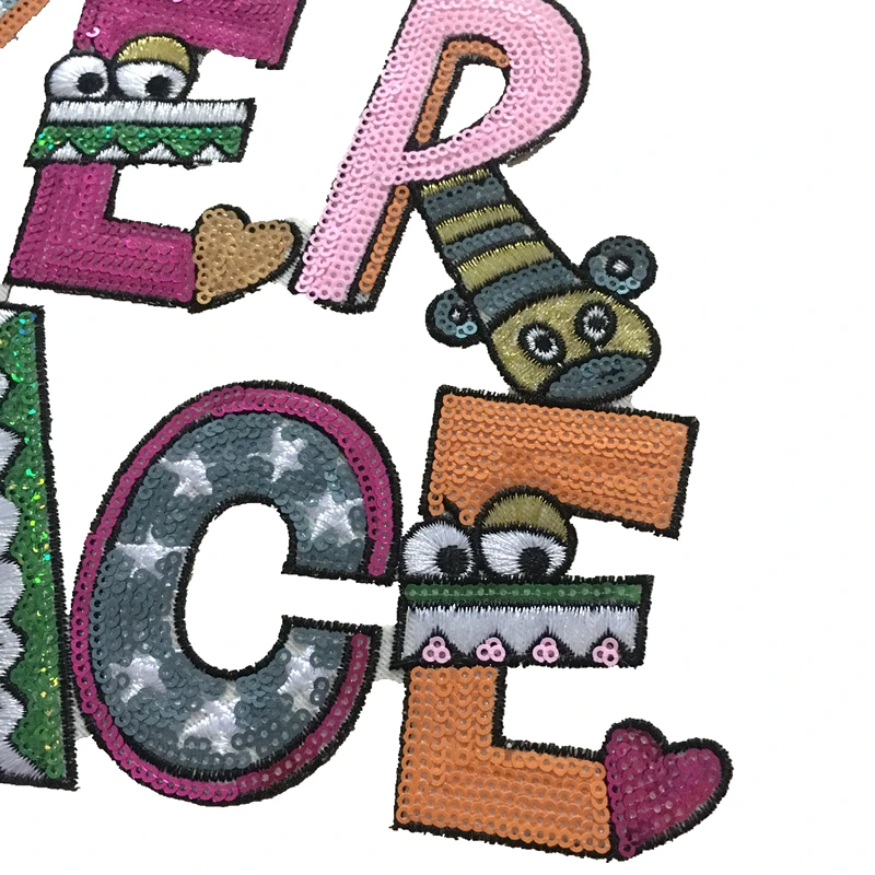 DZ Новое поступление VER-SACE блестками гладить на патчи для одежды аксессуары сделай