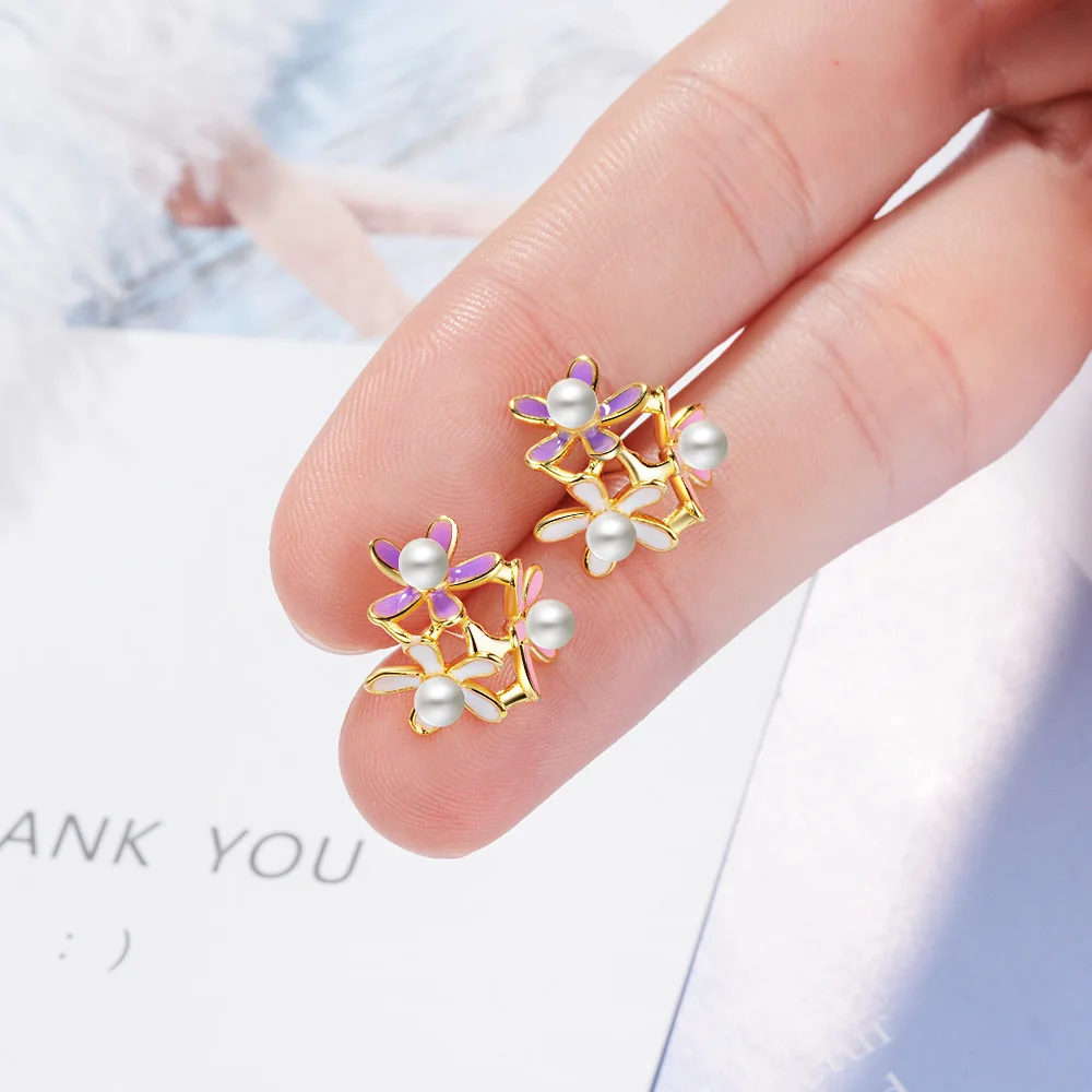 Женские серьги-гвоздики из серебра 925 пробы с жемчугом | Украшения и аксессуары