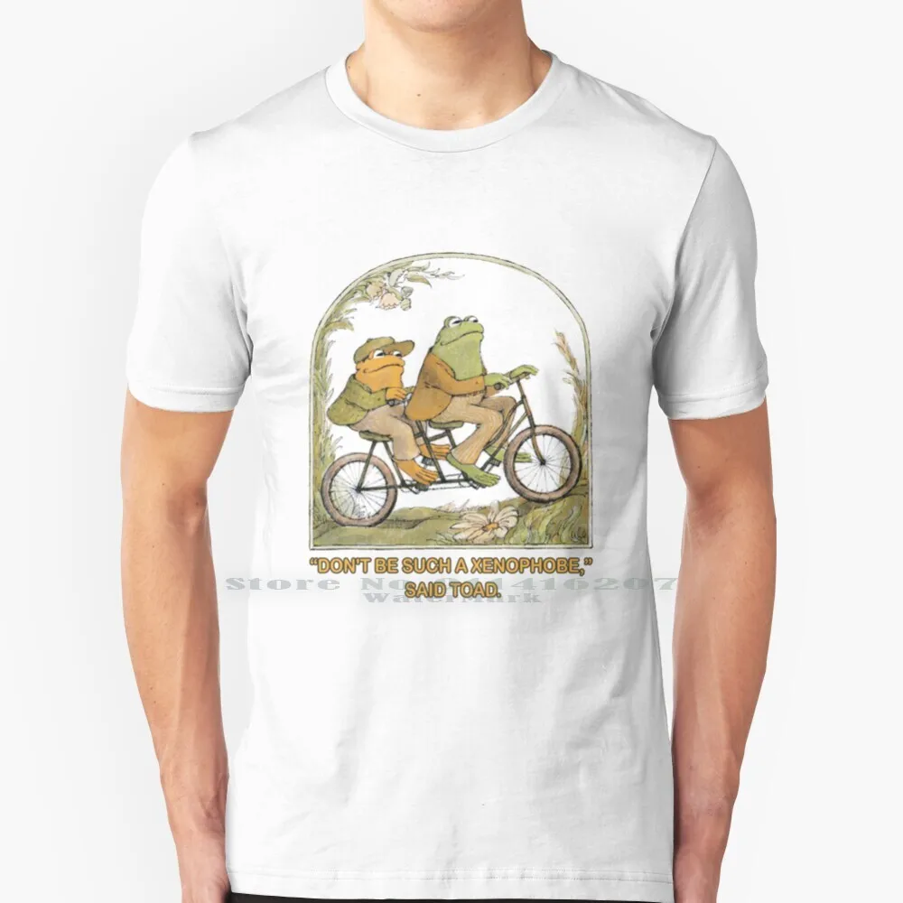 

Frog And Toad - Don't Be Such A Xenophobe T Shirt 100% Pure Cotton Dont Be Such A Xenophobe Xenophobe Racism Xenophobia Frog And