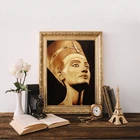 Египетская Королева Нефертити, винтажный постер, Картина на холсте с принтом, настенная живопись для гостиной, домашний декор стен