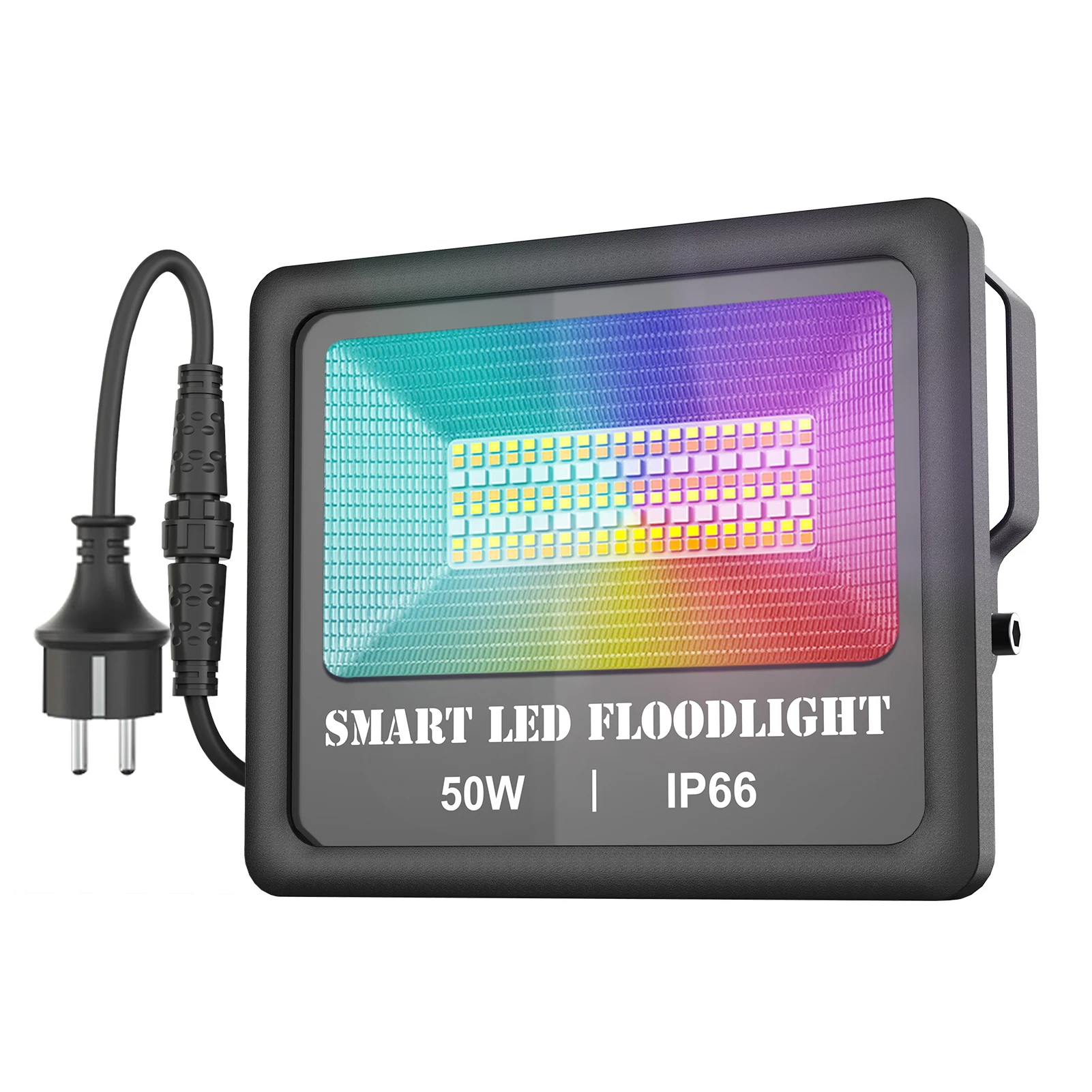 

100-240 V 50W BT Connected Connection LEDs Flood Light Spot Lamp IP66 Portable for Restaurant Cafe Shop Aisle Corridor Garden