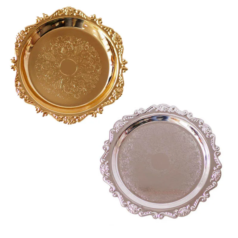 1 шт. металлические обеденные тарелки в европейском стиле хороший подарок