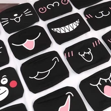 1 шт хлопок Пылезащитная маска для лица аниме мультфильм медведь Женщины Мужчины муфельные маски со ртом для лица Вечерние Маски для рта