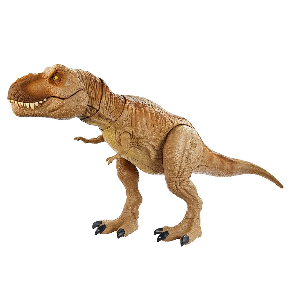 jurassic world tyrannosaurus rex dinosaur toy camp cretaceous with primal attack feature sound realistic shaking free global shipping