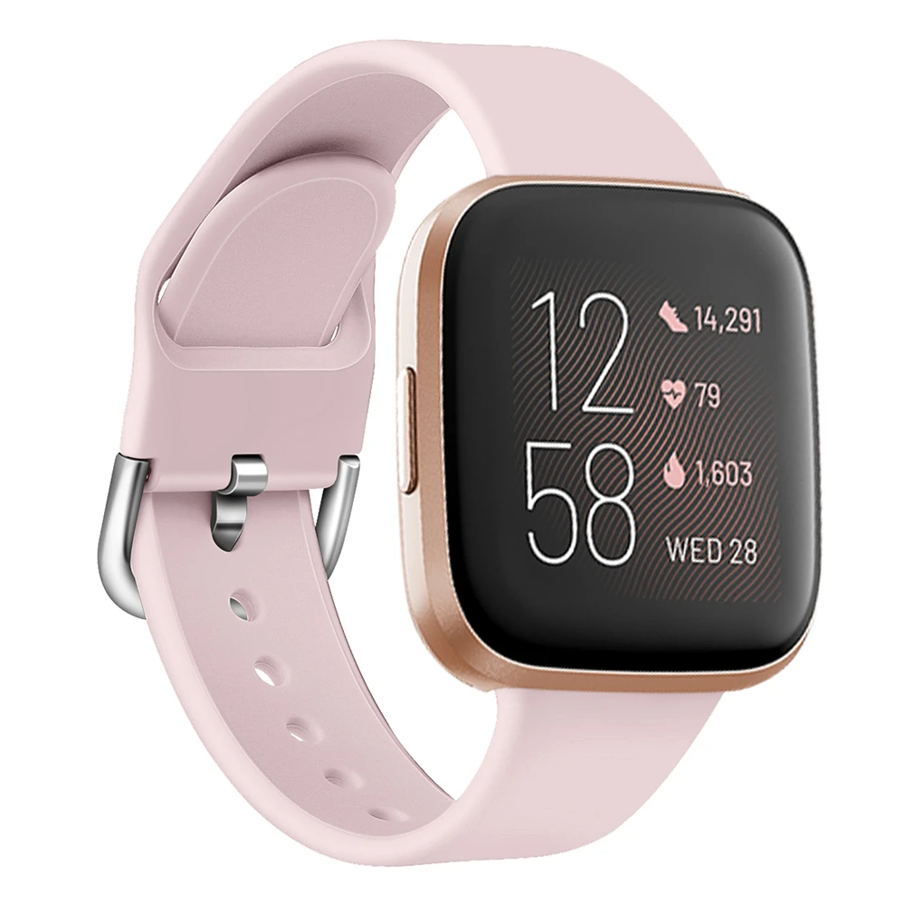 Duszake ремешок для Fitbit Versa/Versa 2 ремешка регулируемый сменный Versa силиконовый смарт