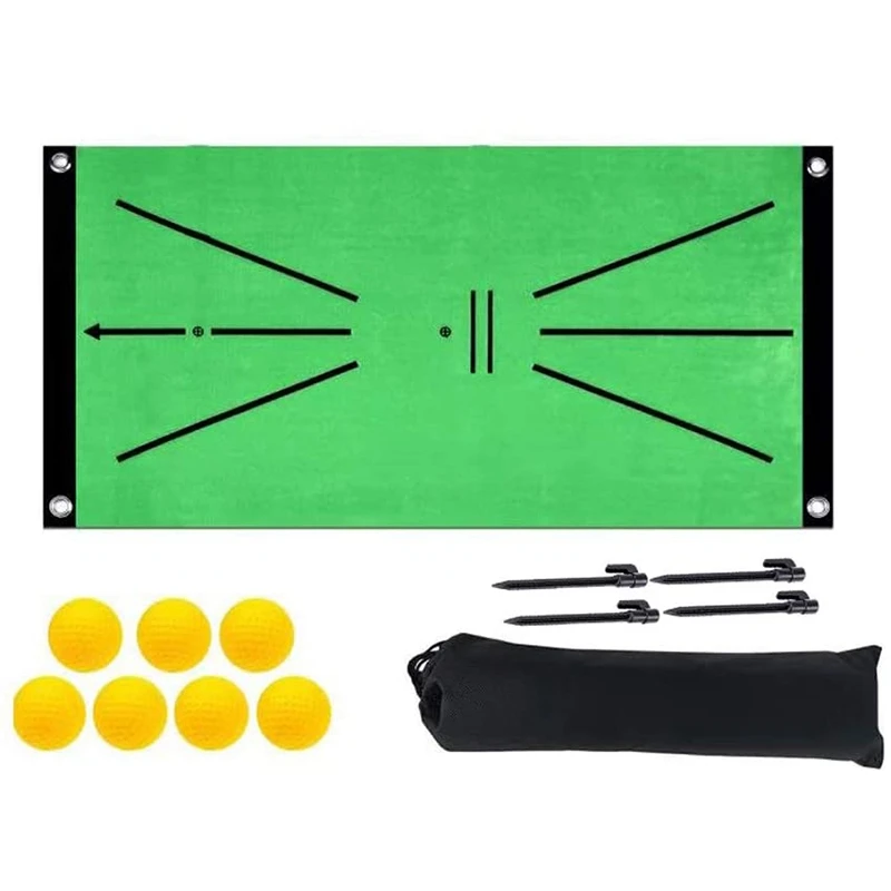 

Golf Training Mat,Golf Practice Mat,Training Auxiliary Game,Portable Golf Practice Turf Mat Suitable for Indoor Outdoor