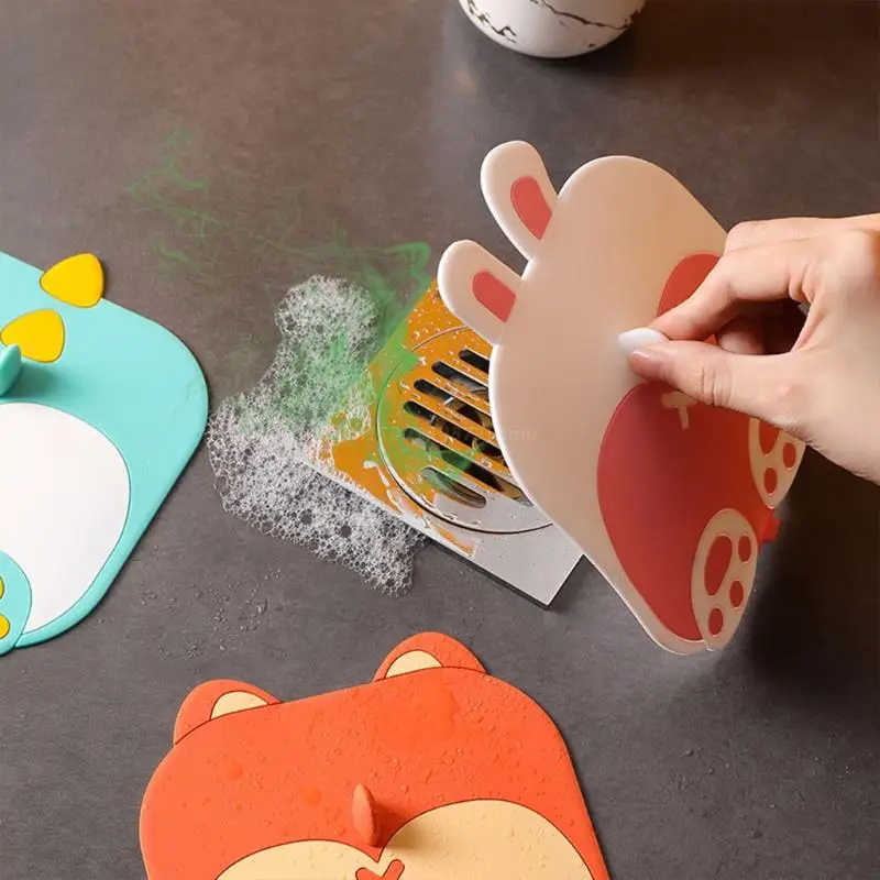 

1pc Hair Catcher Durable Silicone Hair Stopper Shower Drain Covers Easy to Install and Clean Suit for Bathroom Bathtub