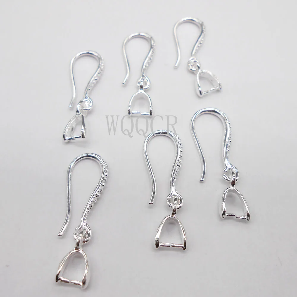 High Quality 925 Sterling Silver Jewelry Accessories DIY Hook Earrings Components for Women Wholesale Jewelry Making Supplies