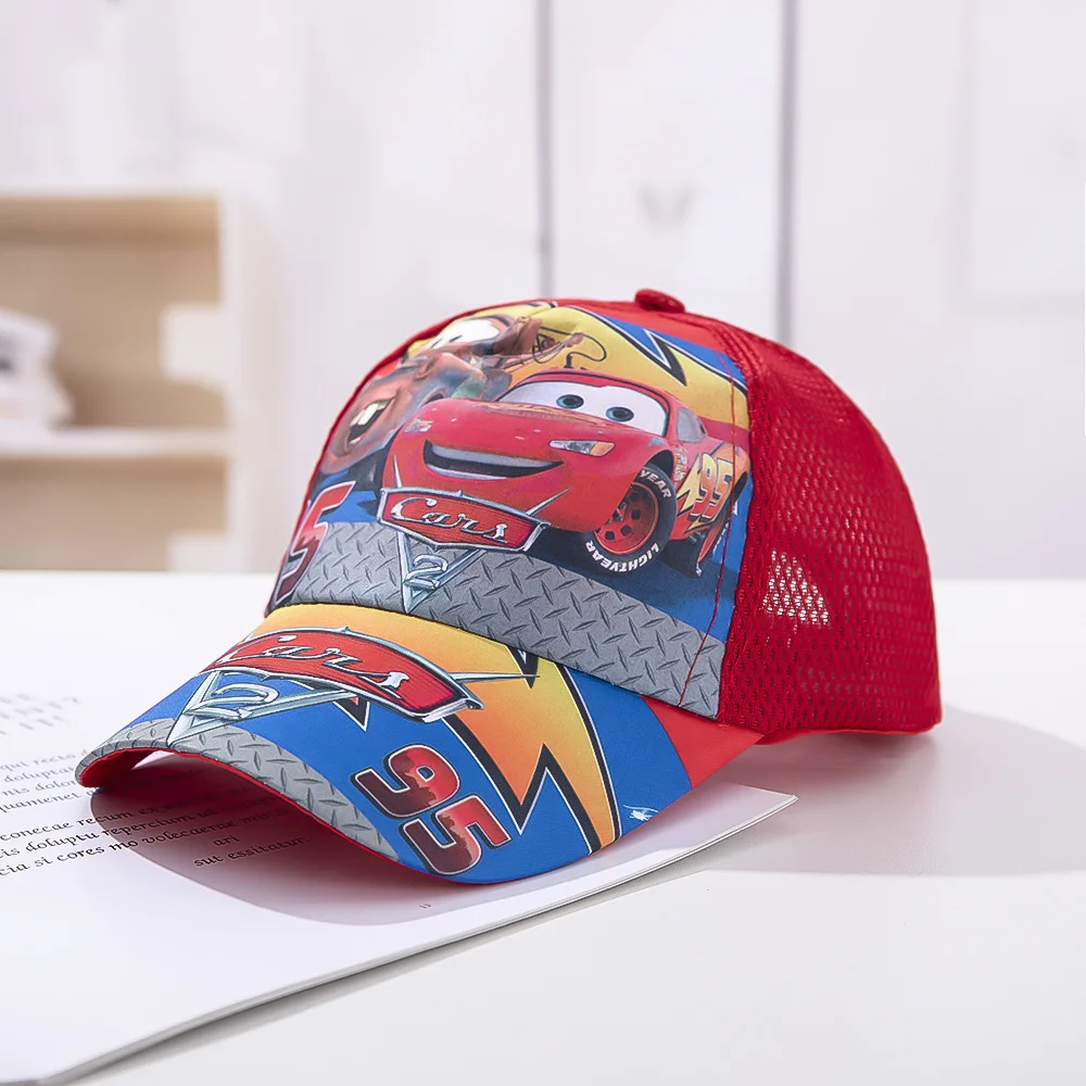 Детская летняя кепка Disney мультяшная кукла для мальчиков и девочек бейсболка с