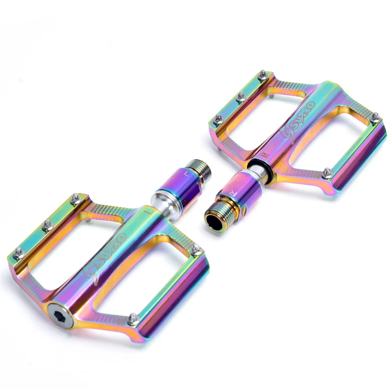 

Ultralight Mountain Bike Pedal Aluminum Alloy Flat Bicycle Pedals Anti-skid Extended 20MM Sealed Bearings Pedals For Bicycle