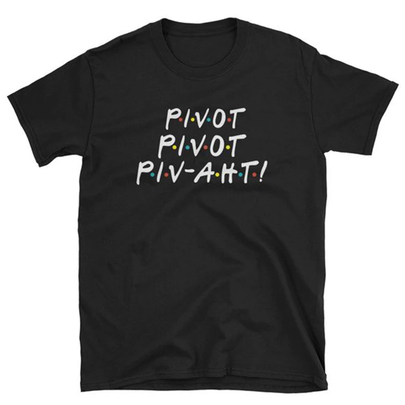 Поворотная футболка Pivaht для друзей хлопковая Готическая в стиле гранж 90-х модная