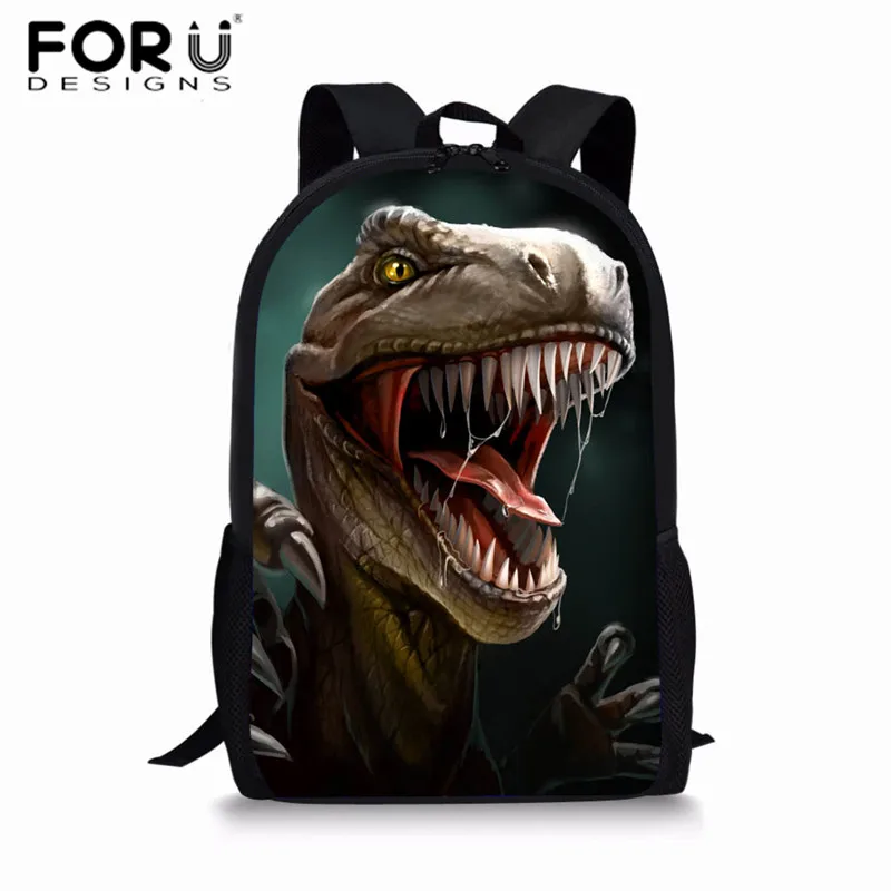 Z3040C FORUDESIGNS Jurassic World детские школьные ранцы для мальчиков T-rex рюкзак в виде динозавра первичные Детские рюкзаки детская сумка на подарок Mochilas - Цвет: Z3040C