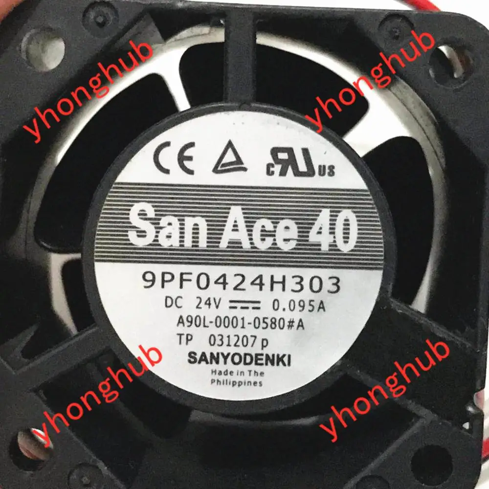 Вентилятор охлаждения сервера Sanyo Denki 9PF0424H303 DC 24 В 0.095A 40x40x28 мм | Компьютеры и офис