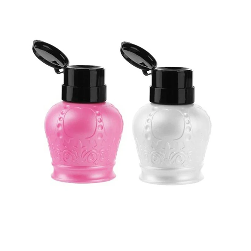 Насос диспенсер для ногтей снятия лака мытья спирта жидкий очиститель пустой