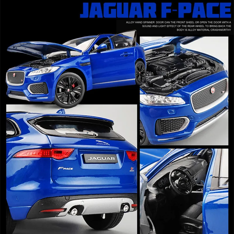 Welly 1:24 JAGUAR F-Pace SUV alloy car model Diecasts &amp Toy Vehicles Collect gifts Non-remote control type transport toy | Игрушки и