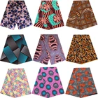 Африка Анкара батик с принтами Pagne в африканском стиле из вощеной ткани платье DIY с бесплатной доставкой шитья ткани 100% полиэстер высокое качество Нигерия, цветные ткани