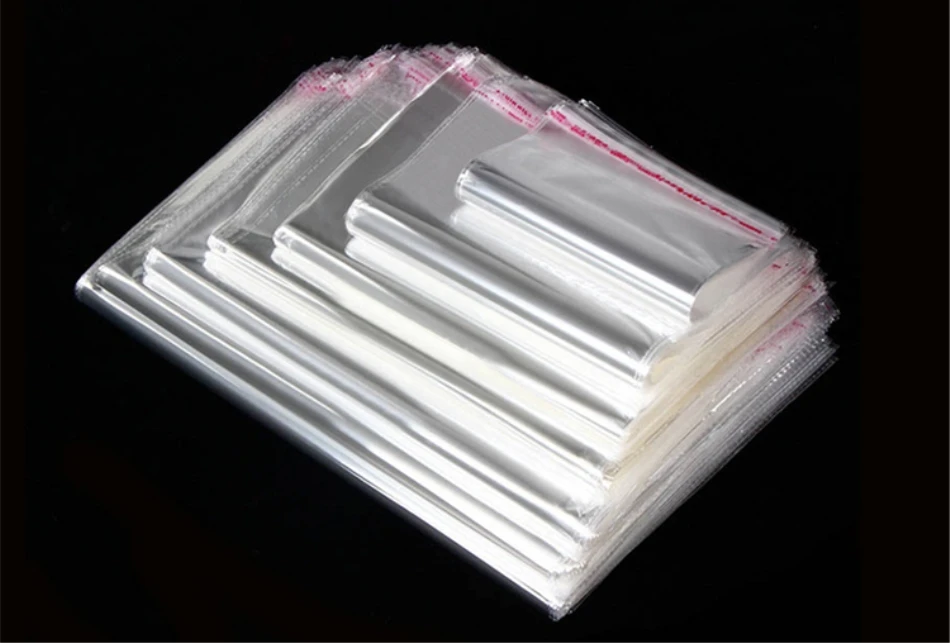 StoBag 100 шт 30*50 см прозрачный самоклеющийся Resealable Opp сумки для одежды прозрачная упаковка пластиковые пакеты Подарочная сумка целлофановая сумка