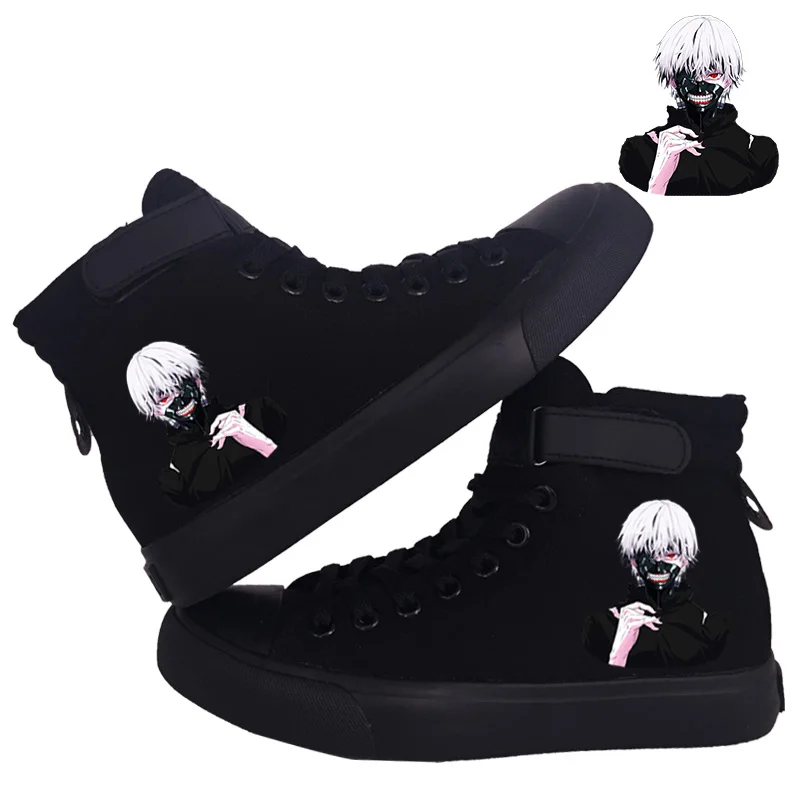 Zapatillas deportivas de lona con Velcro, Zapatos de deporte de alta calidad, de Anime Tokyo Ghoul