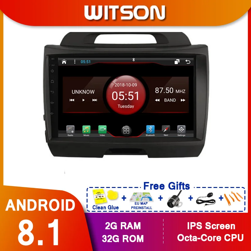 WITSON 9 &quotFULL HD сенсорный экран Android 10 0 Восьмиядерный Автомобильный GPS