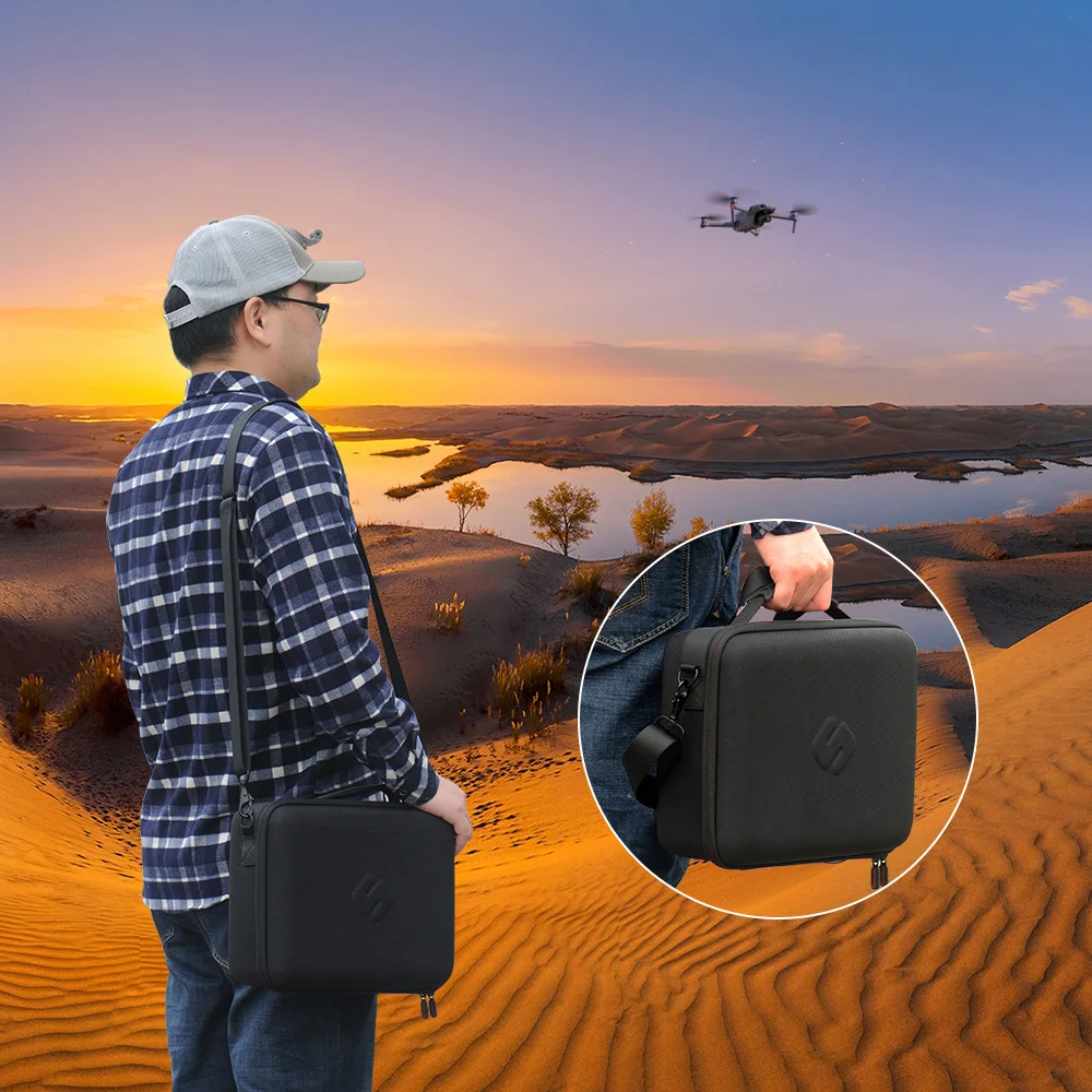 Жесткий чехол Smatree для DJI Mavic Air 2 Fly more combo и аксессуары (Дрон в комплект не