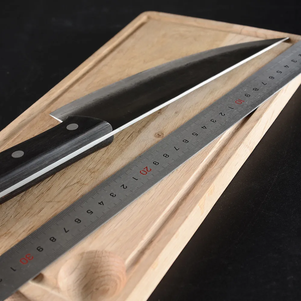 SOWOLL ручная работа кованый Мясник искусственный шеф повар мясо сербский нож