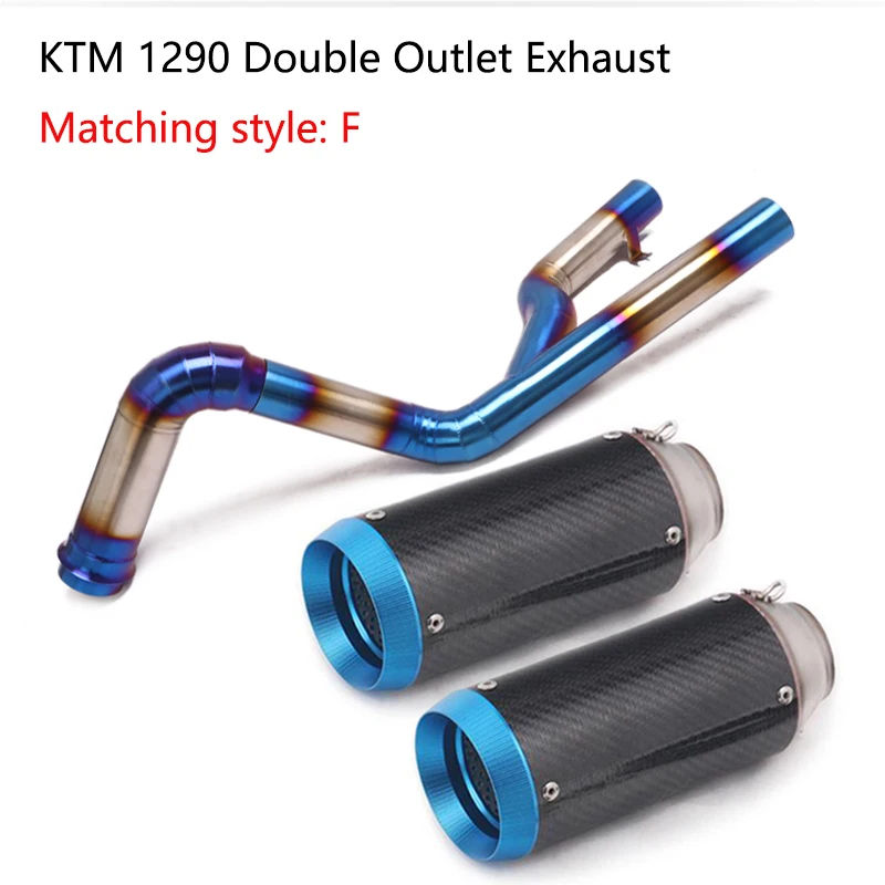 

Motorcycle Exhaust Modification For Ducati KTM DUKE1290 Double Outlet Full Exhaust System With DB Kille Sc Projectr