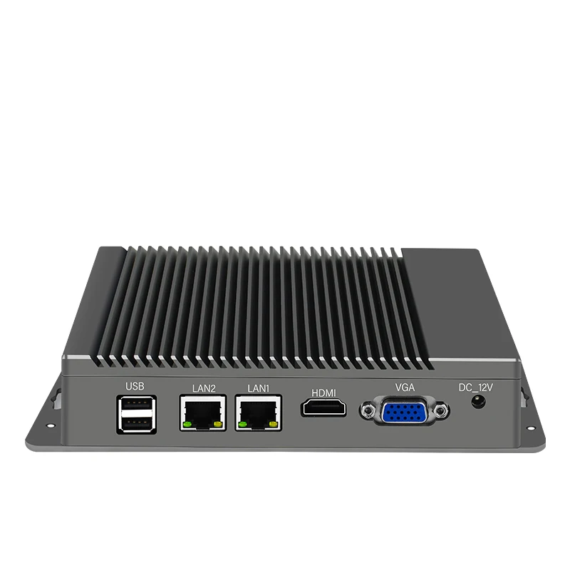 BKHD G40-2L-2C Mini PC N2810 N2840 N2930 J1900 Dual LAN VGA HDMI DC For Business Personal Education Industrial Office Vedios