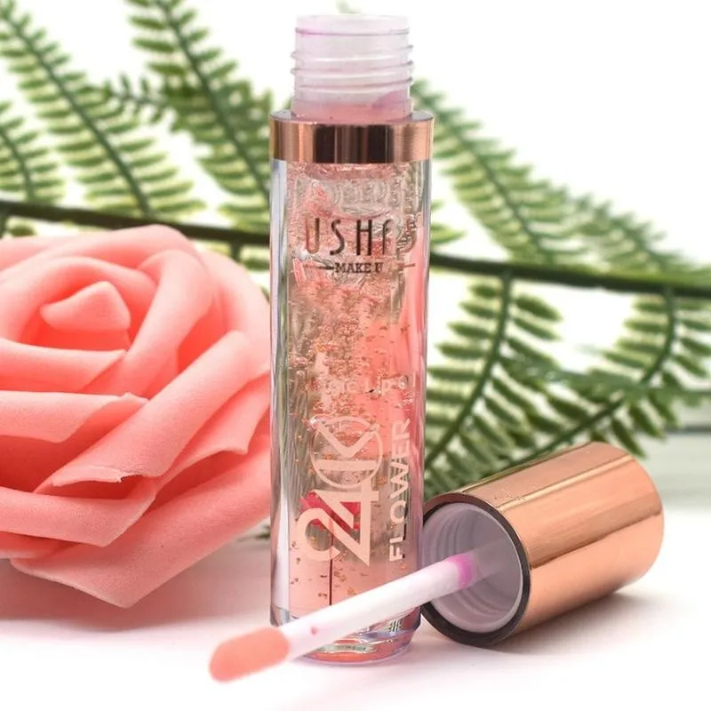 

Shimmer Moisturizer Lip Gloss Waterproof Long Lasting Transparent Makeup Lip Oil Soft Liquid Lipstick