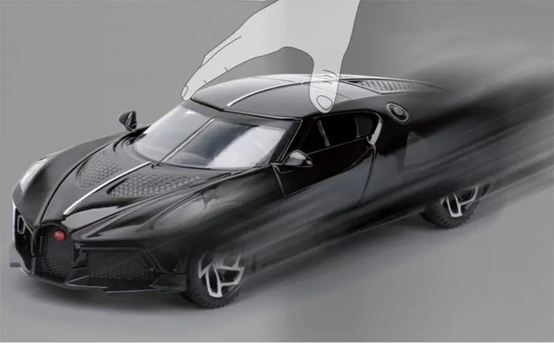 1/32 сплав игрушечное транспортное средство ла Voiture Noire спортивная модель