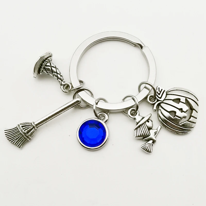 Новинка Тыква Голова ведьма камень родина брелок кулон ручной работы подарок на