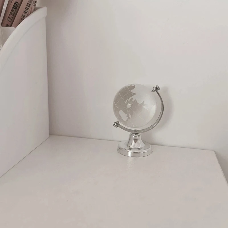 Мини милый стеклянный глобус для детей и взрослых земной отличные развивающие
