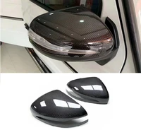 dry carbon fiber sticker mirror cover caps fit for mercedes benz w464 g class gle w167 2019 up glossly black matte black