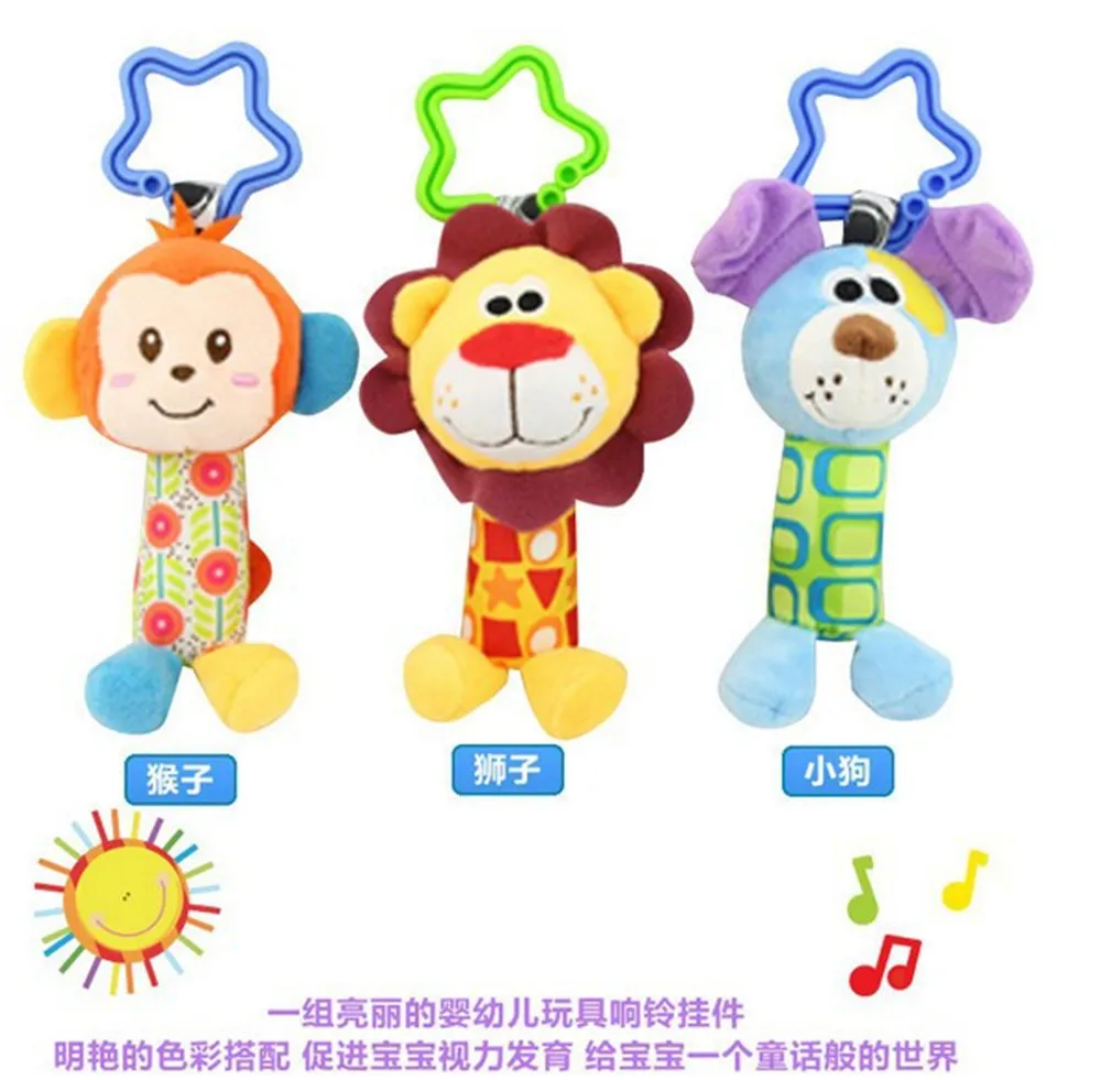 1 шт. детские погремушки игрушки из хлопка детская коляска кроватка подвесные