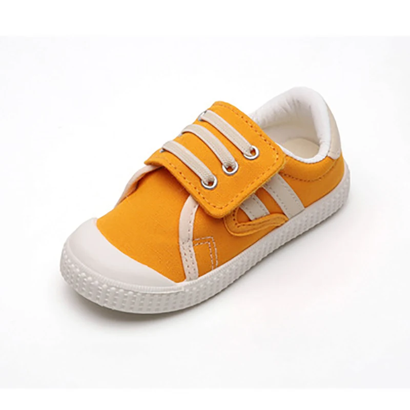 

Boy's sports shoes, female baby's toddler shoes, fashion casual, lightweight, breathable, soft candy-colored velcro canvas shoes