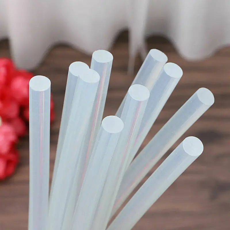 

10X Hot Melt Glue Sticks 7*190mm/11*160mm for Craft Electric Heating Glue Stick