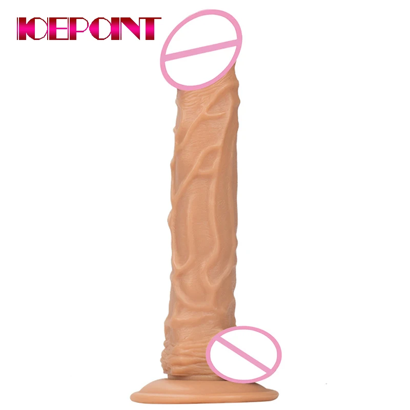 25*4 см большой фаллоимитатор эротический мягкий силиконовый длинный дилдо